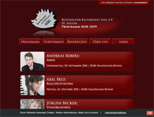 Tablet Screenshot of kleinkunst-igel.de